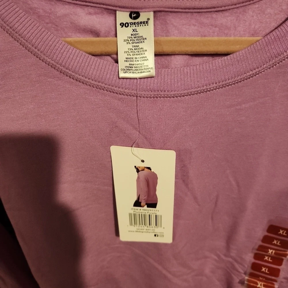 90 Degree by Reflex Women's Crewneck Sweatshirt Extra Large